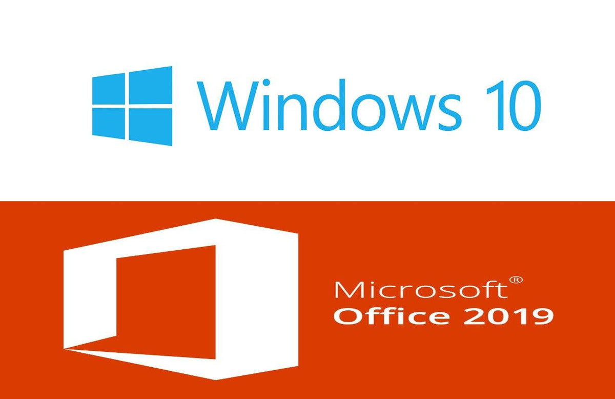 Microsoft Windows 10 Pro + Microsoft Office 2019 Pro Plus Bundle