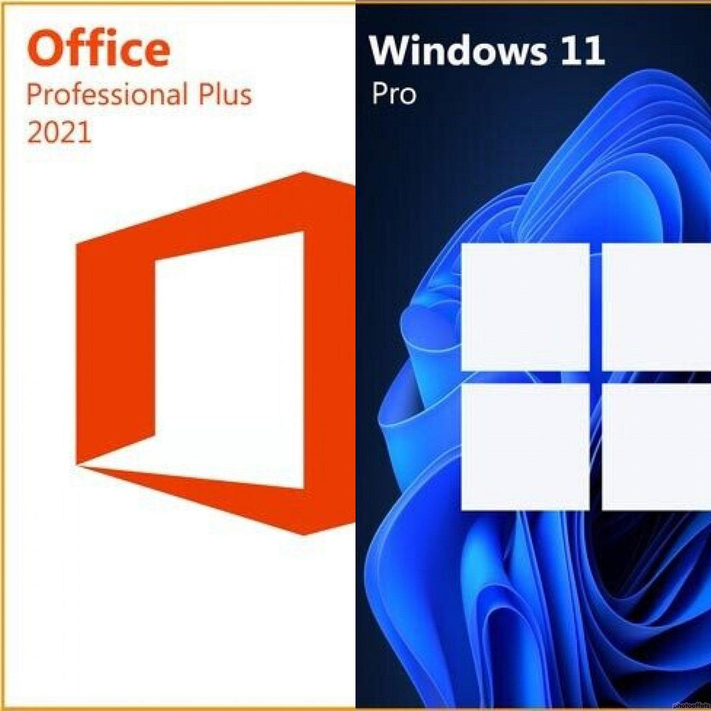 Instant-licence  Windows 11 Pro + Office 2021 Pro Plus Bundle